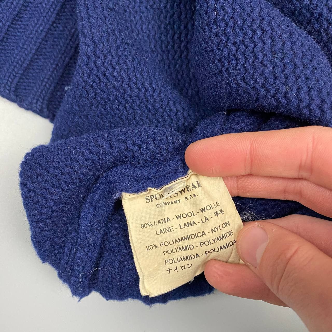 Stone Island Stone Island Vintage Rare Sweater Wool Large 1999 Size US XL / EU 56 / 4 - 4 Thumbnail