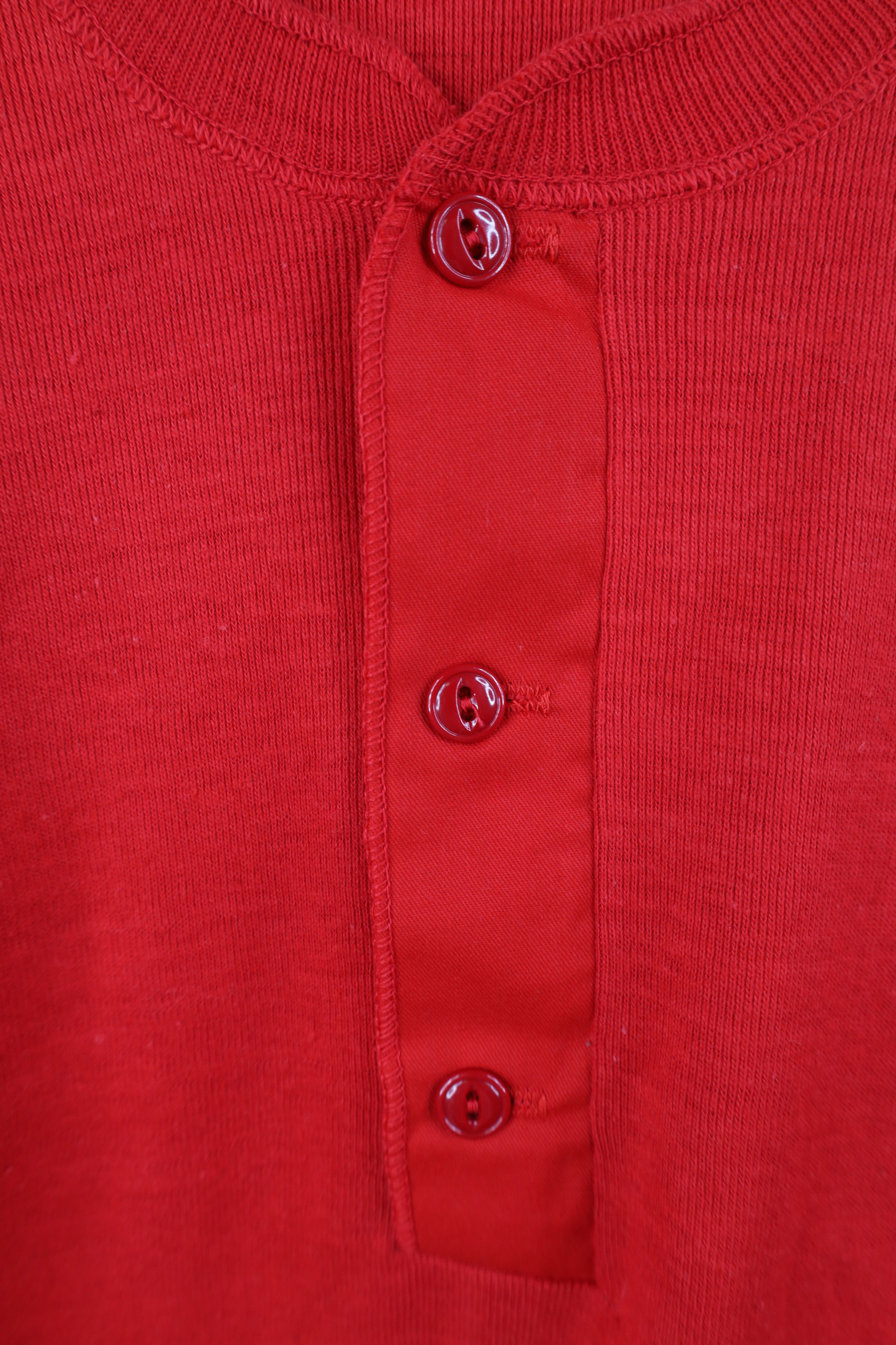 Vintage Deadstock Vintage 50s Healthknit Ribbed Henley T-Shirt USA Size US M / EU 48-50 / 2 - 5 Thumbnail