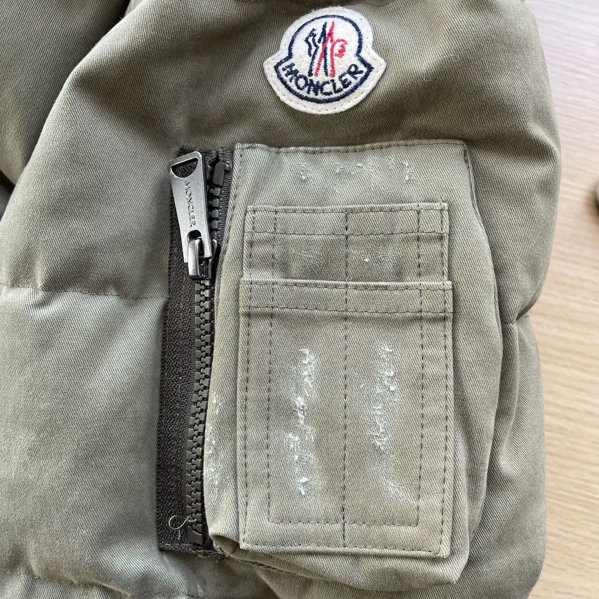 Moncler Moncler men's green baseball down jacket size 2 Size US M / EU 48-50 / 2 - 3 Thumbnail