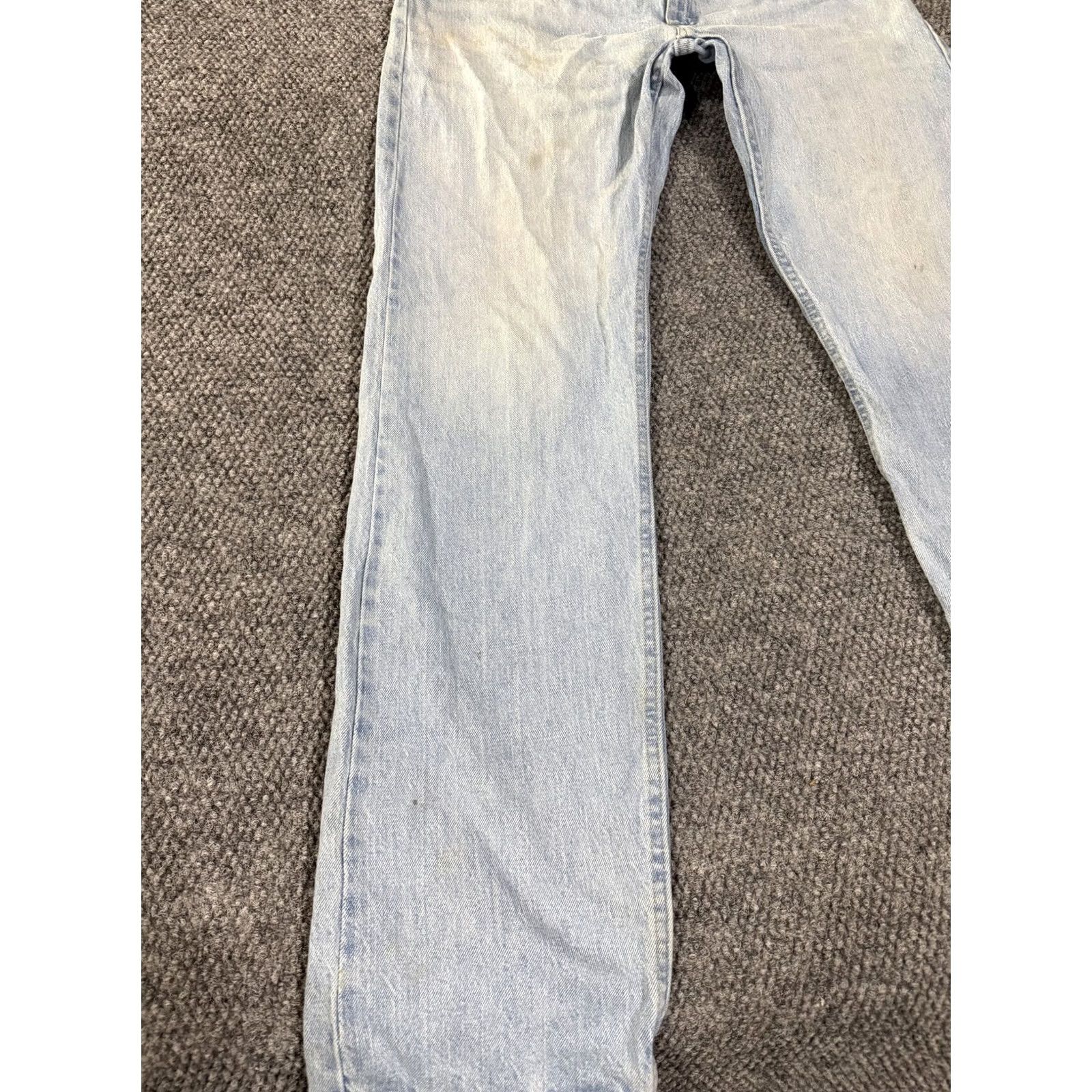 Wrangler Wrangler Jeans Mens 36x34 Blue Light Wash Regular Straight Stretch Denim Jeans Java Size US 36 / EU 52 - 3 Thumbnail