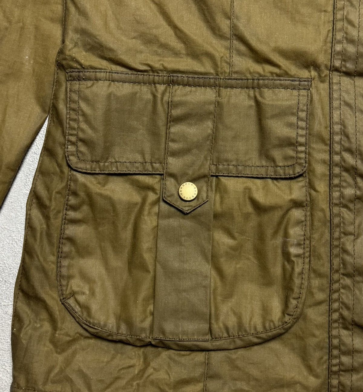 Barbour Barbour Defence Lightweight Wax Cotton Quilted Jacket Size M / US 6-8 / IT 42-44 - 8 Thumbnail