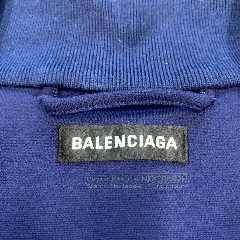 Balenciaga Balenciaga Blue Small Logo Jacket. Size US L / EU 52-54 / 3 - 5 Thumbnail