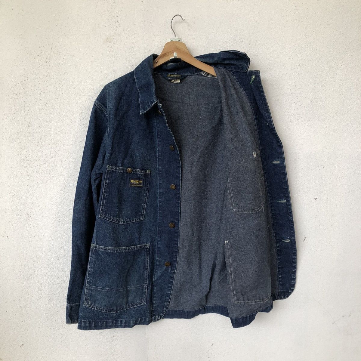 Oshkosh × Vintage Oshkosh Bgosh Union Made Sanforized Worker Jacket Size US L / EU 52-54 / 3 - 4 Thumbnail