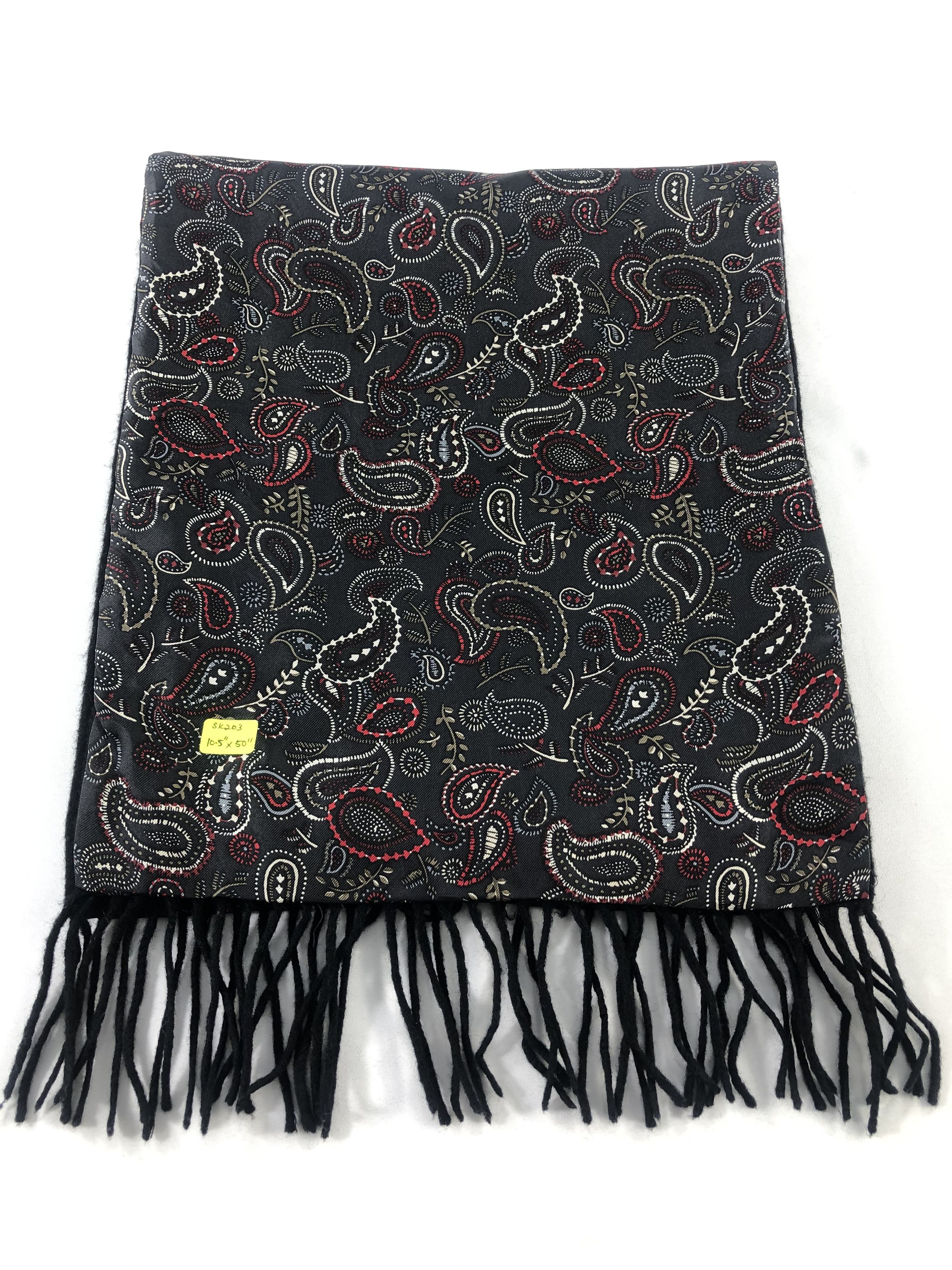 Pierre Balmain Pierre Balmain Paislee Silk Scarf / Muffler / Neckwear Size ONE SIZE - 6 Thumbnail