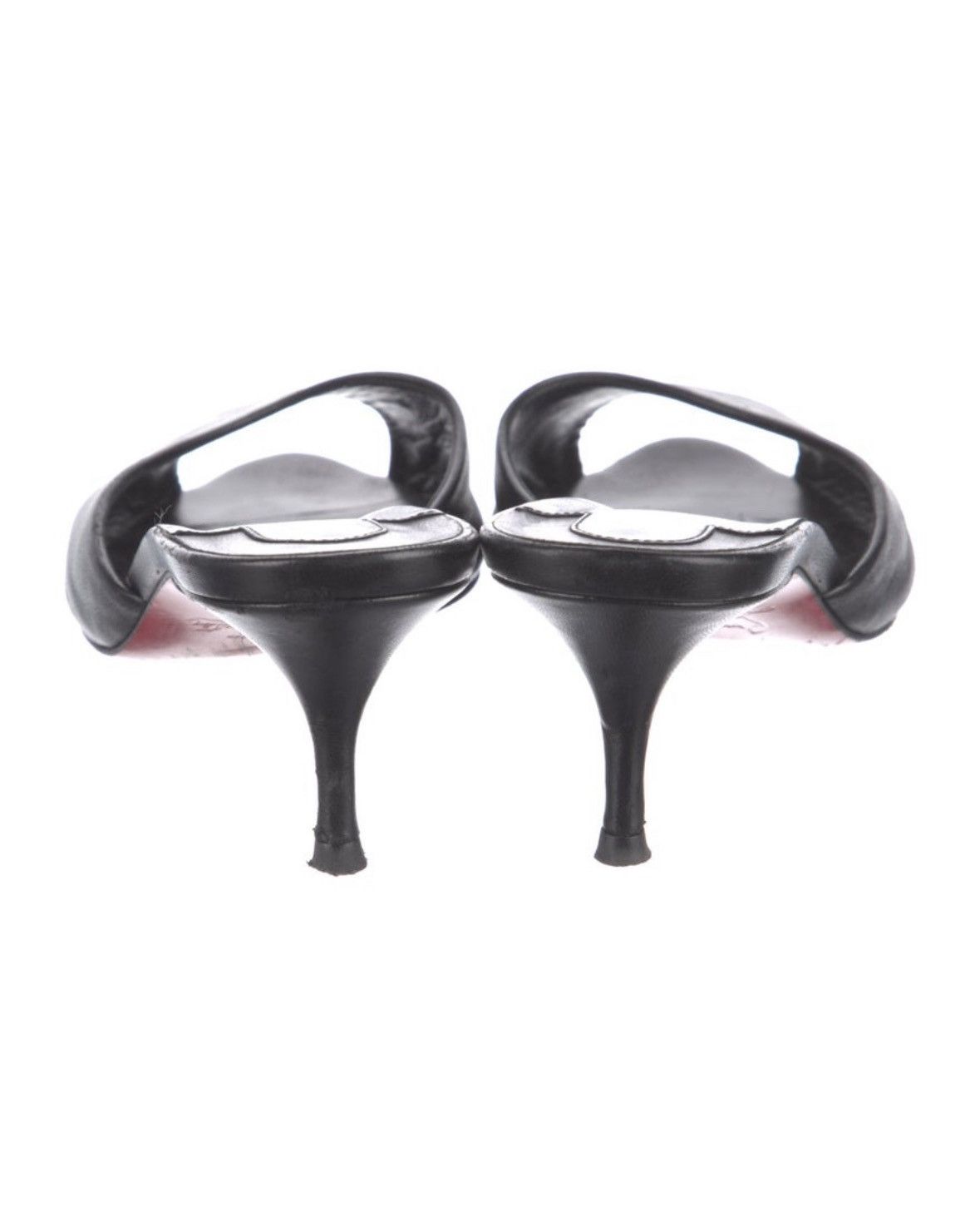 Christian Louboutin Christian Louboutin Leather Mule Size US 7 / IT 37 - 3 Thumbnail
