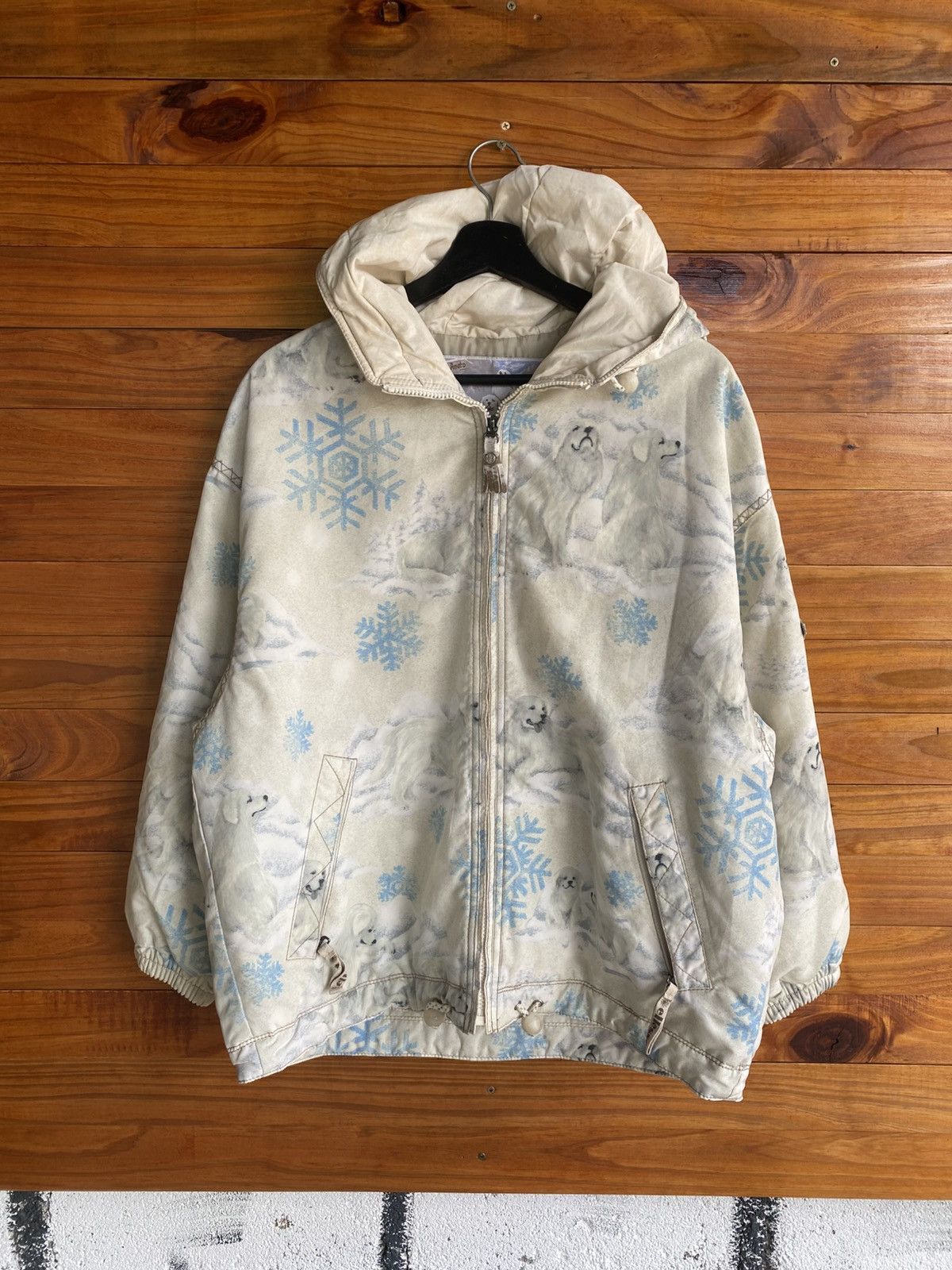 Ellesse Vintage Ellesse “Ice Field” Polar Bear Snowflake Jacket Size US M / EU 48-50 / 2 - 3 Thumbnail
