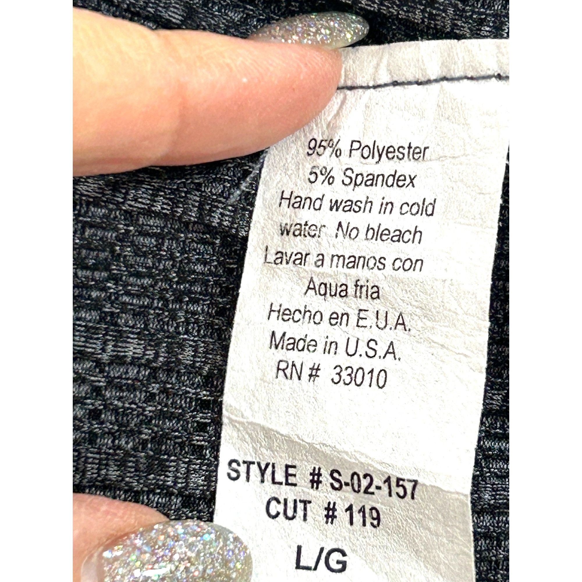 Other Charlie Lapson Conjure Men’s Top Dark Grey L Ribbed V-Neck S Size US L / EU 52-54 / 3 - 6 Thumbnail