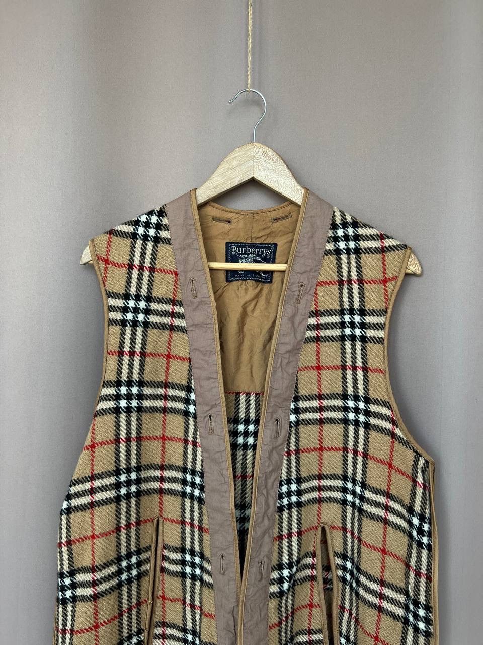 Burberry Burberrys Trench Coat Inner Lining 100% Wool Vintage Size L Size L / US 10 / IT 46 - 2 Thumbnail