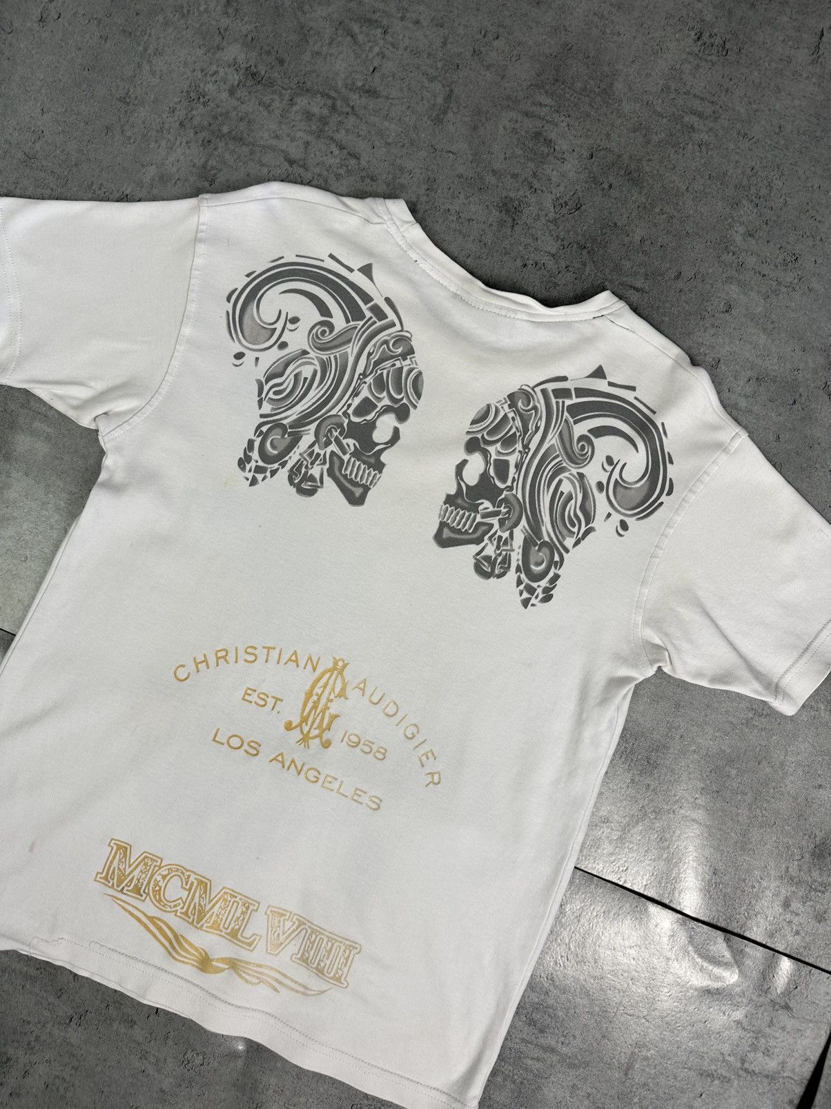 Christian Audigier Christian Audigier T-shirt Y2K swag tattoo Size M / US 6-8 / IT 42-44 - 4 Thumbnail