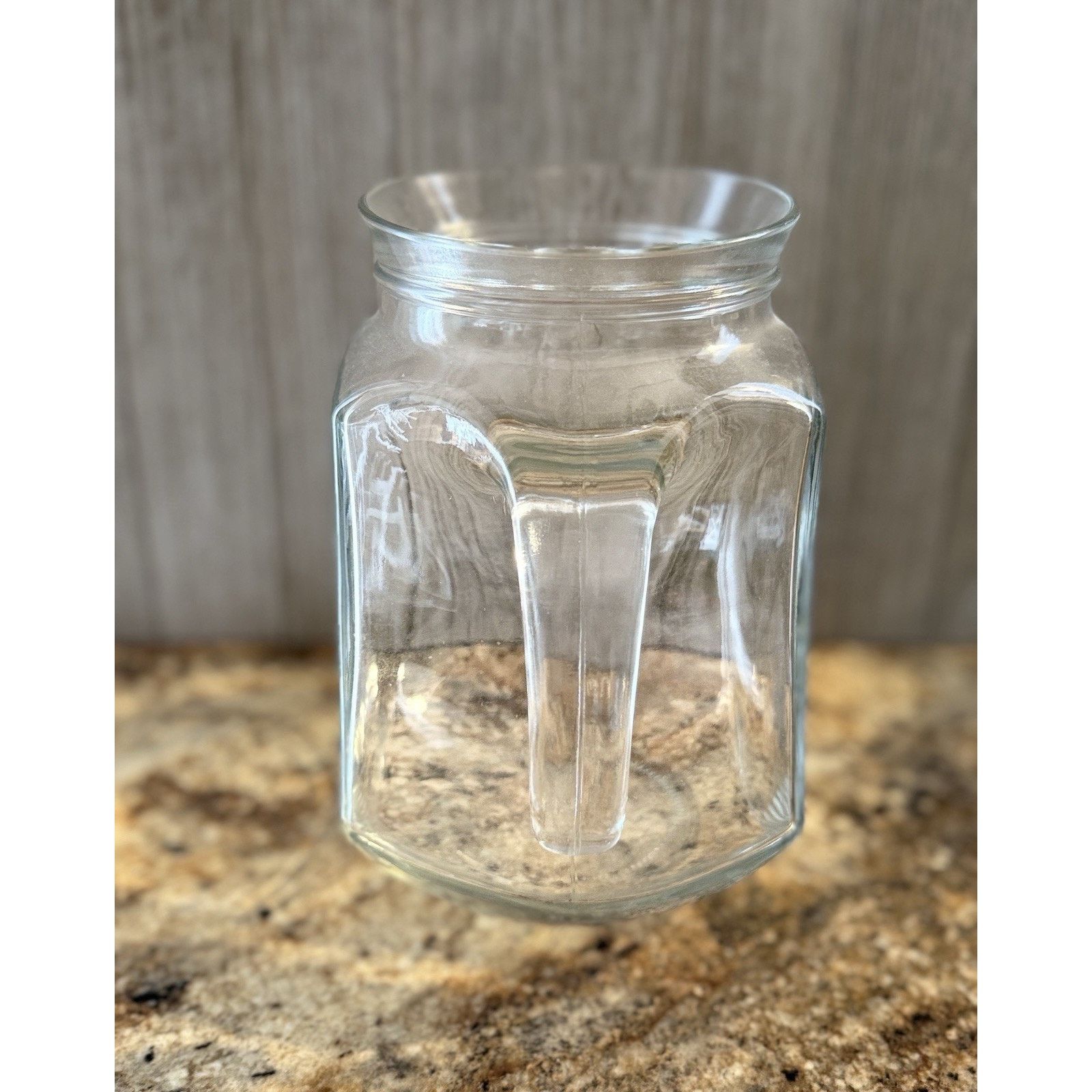Other Clear Glass Handled Ball Pitcher made in Italy Vintage MCM Size ONE SIZE - 4 Thumbnail