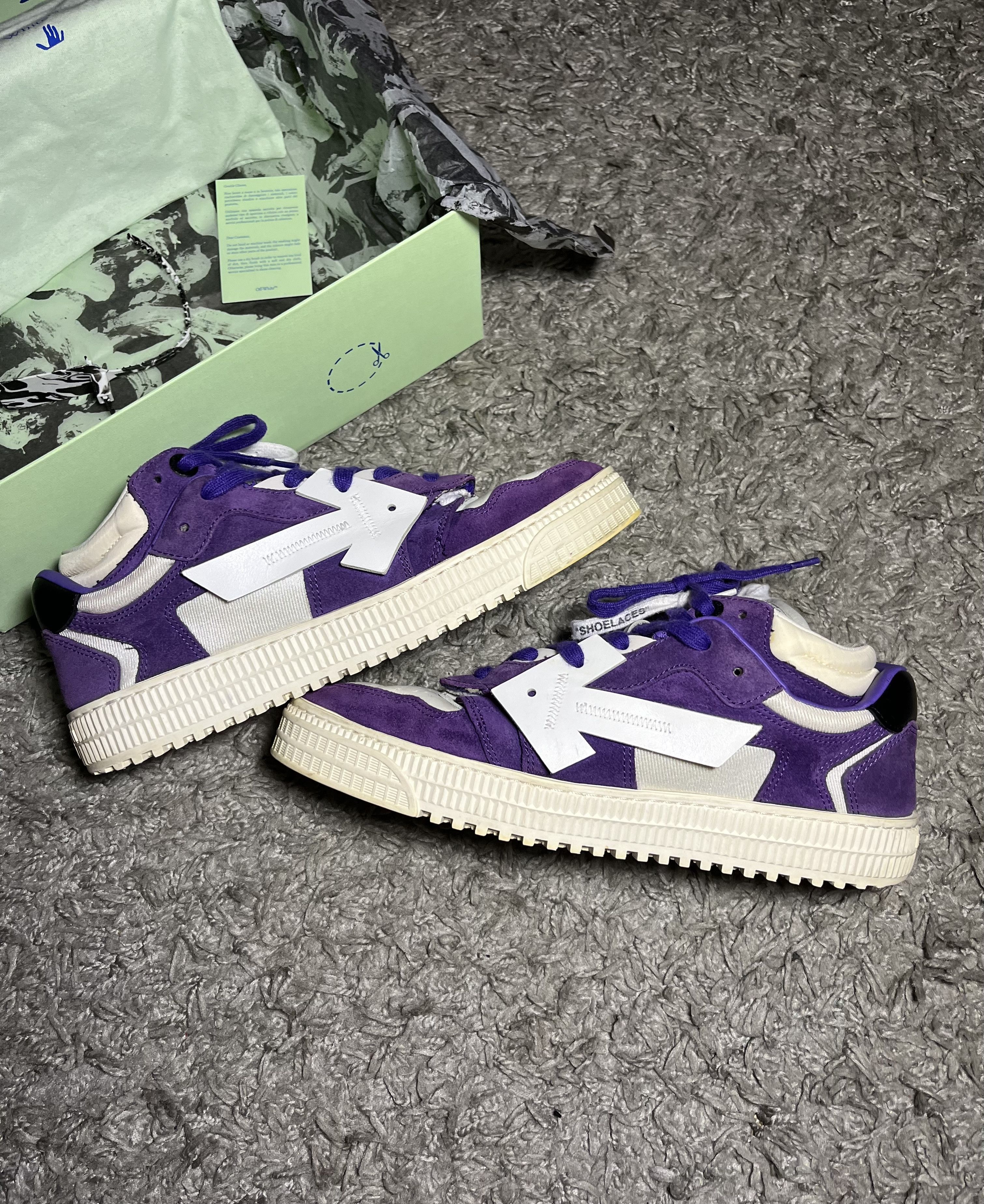 Off-White Off White Court 3.0 Purple Low Size US 9 / EU 42 - 2 Thumbnail