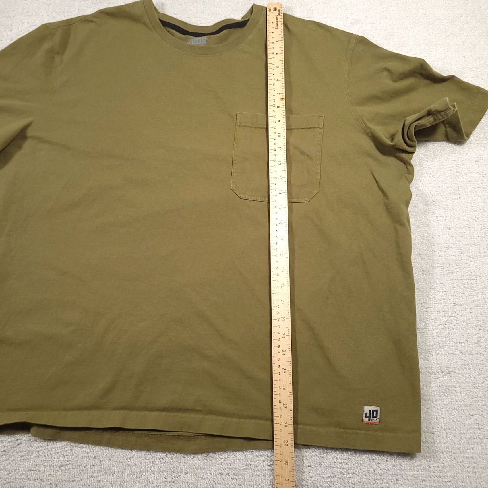Vintage Duluth Shirt Mens 3XL Green 40 Grit Pocket Short Sleeve Work Casual T-Shirt Mens Gray? Size US XXL / EU 58 / 5 - 5 Thumbnail