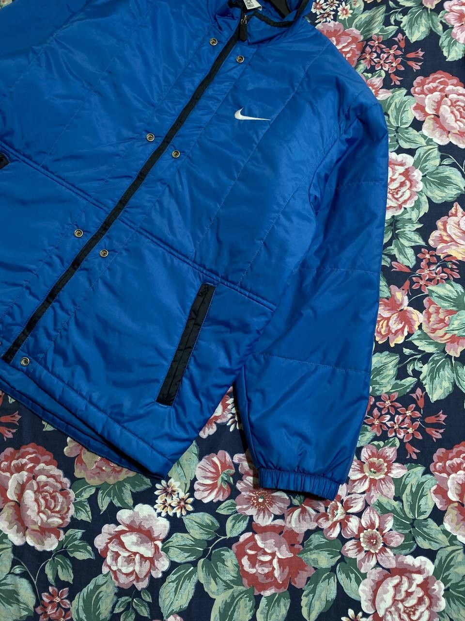 Nike × Vintage Vintage Nike Jacket 1990s Blue Winter Jacket Size M Size US M / EU 48-50 / 2 - 18 Thumbnail