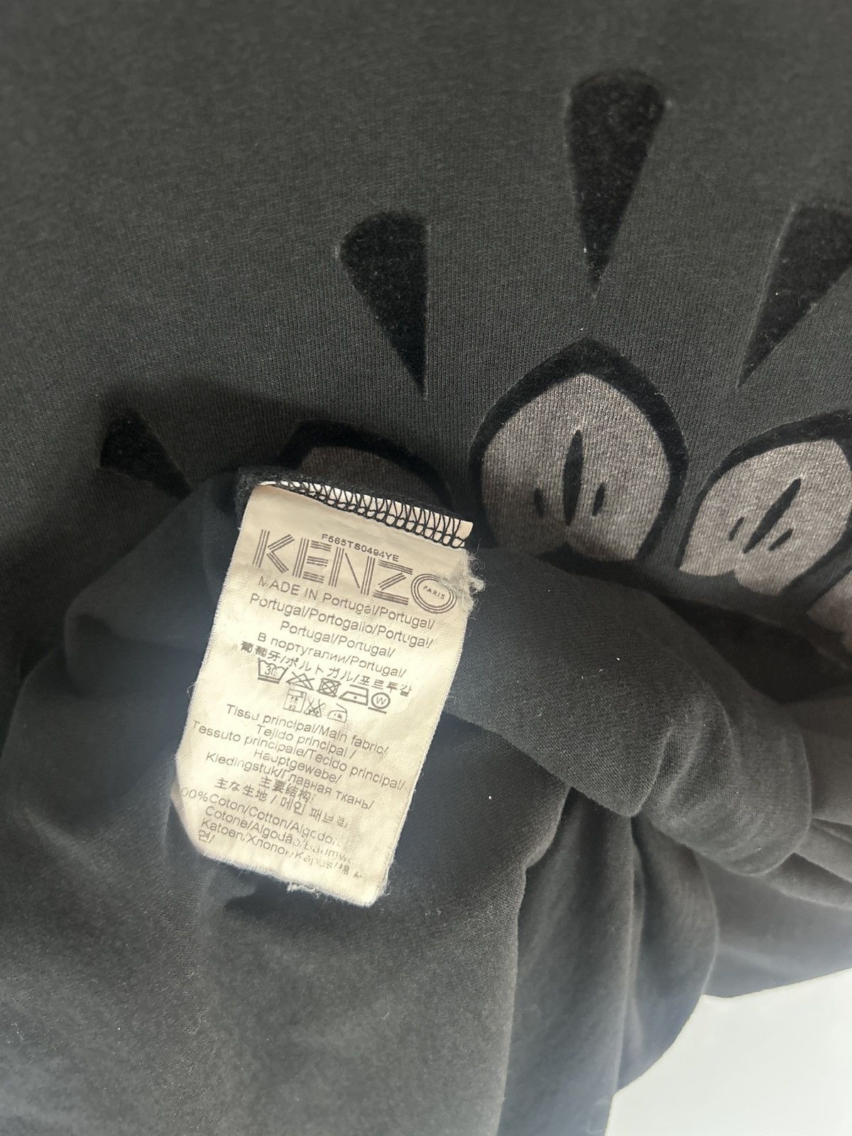 Kenzo Kenzo Paris Eye Black Tee Size US L / EU 52-54 / 3 - 5 Thumbnail