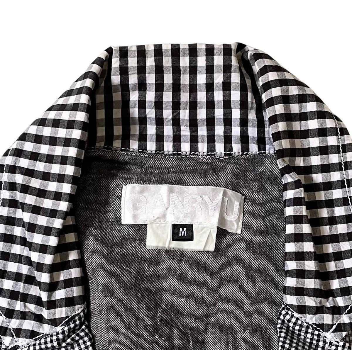 Comme des Garcons Ganryu cdg AD2013 hybrid plaid shirt blazer Size US M / EU 48-50 / 2 - 5 Thumbnail
