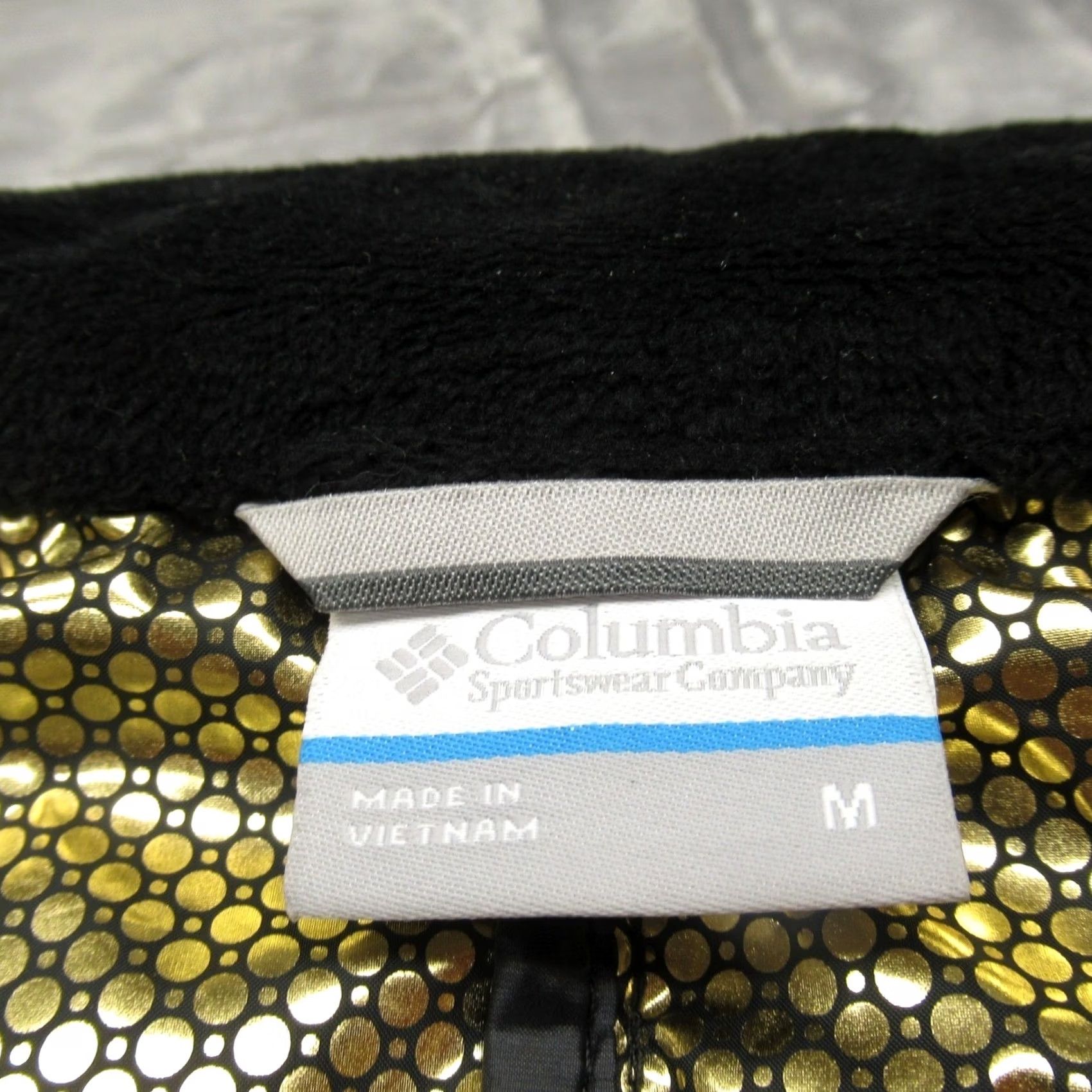 Vintage Columbia Jacket Womens M Dark Navy Gold Waterproof Insulated Quilted Puffer Zip Full Length Casual, Travel Womens M Blue Gold Quilt Pattern 90s? Size M / US 6-8 / IT 42-44 - 5 Thumbnail