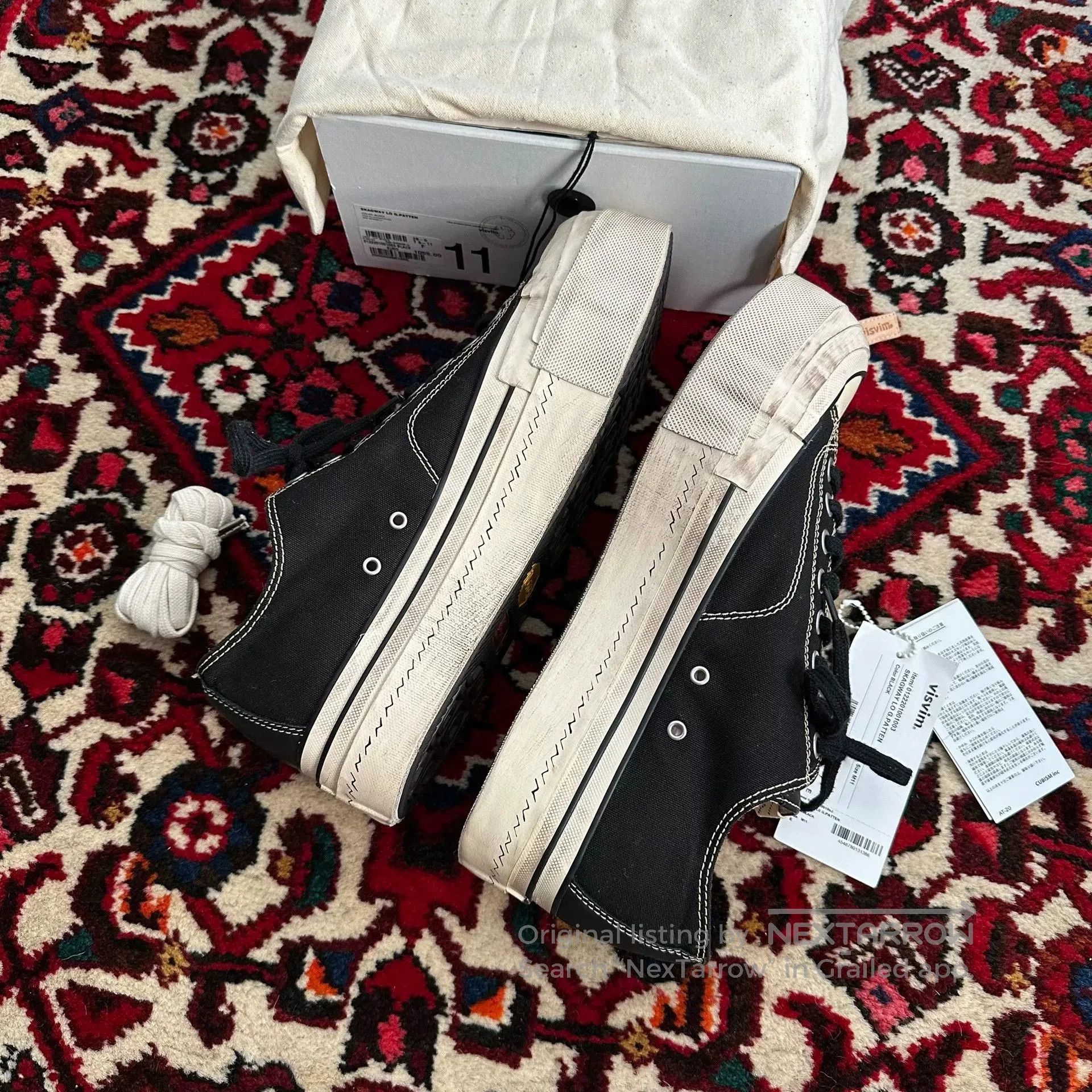 Visvim visvim 22aw skagway canvas shoes size 11. Size US 11 / EU 44 - 4 Thumbnail