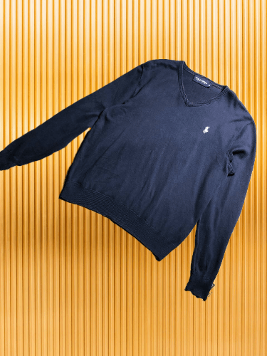 Polo Ralph Lauren × Vintage vtg Polo Ralph Lauren Vintage Sweater Knitted Size US M / EU 48-50 / 2 - 1 Thumbnail