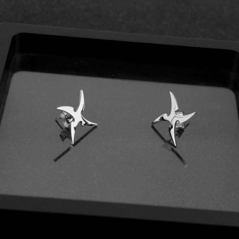 Jewelry New Design Earrings One Pairs Chrome Jewelry Size ONE SIZE - 2 Thumbnail
