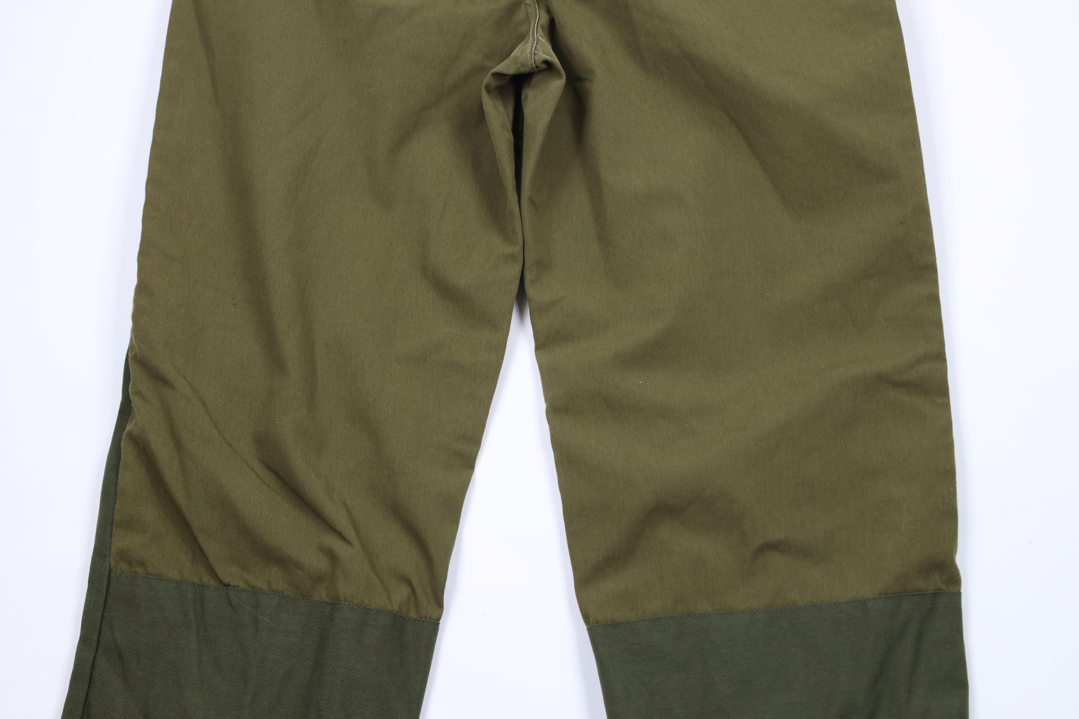 Cabelas × Vintage Vintage 90s Cabelas Reinforced Field Brush Pants Green USA Size US 36 / EU 52 - 15 Thumbnail