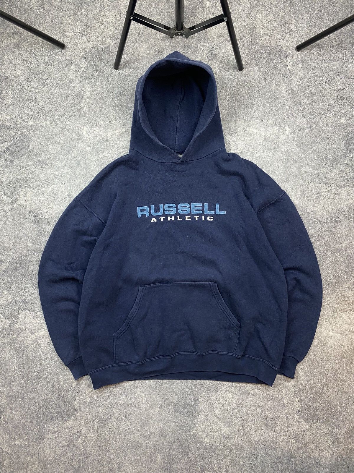 Russell Athletic × Vintage Vintage Russell Athletic Boxy Hoodie Size US L / EU 52-54 / 3 - 1 Thumbnail