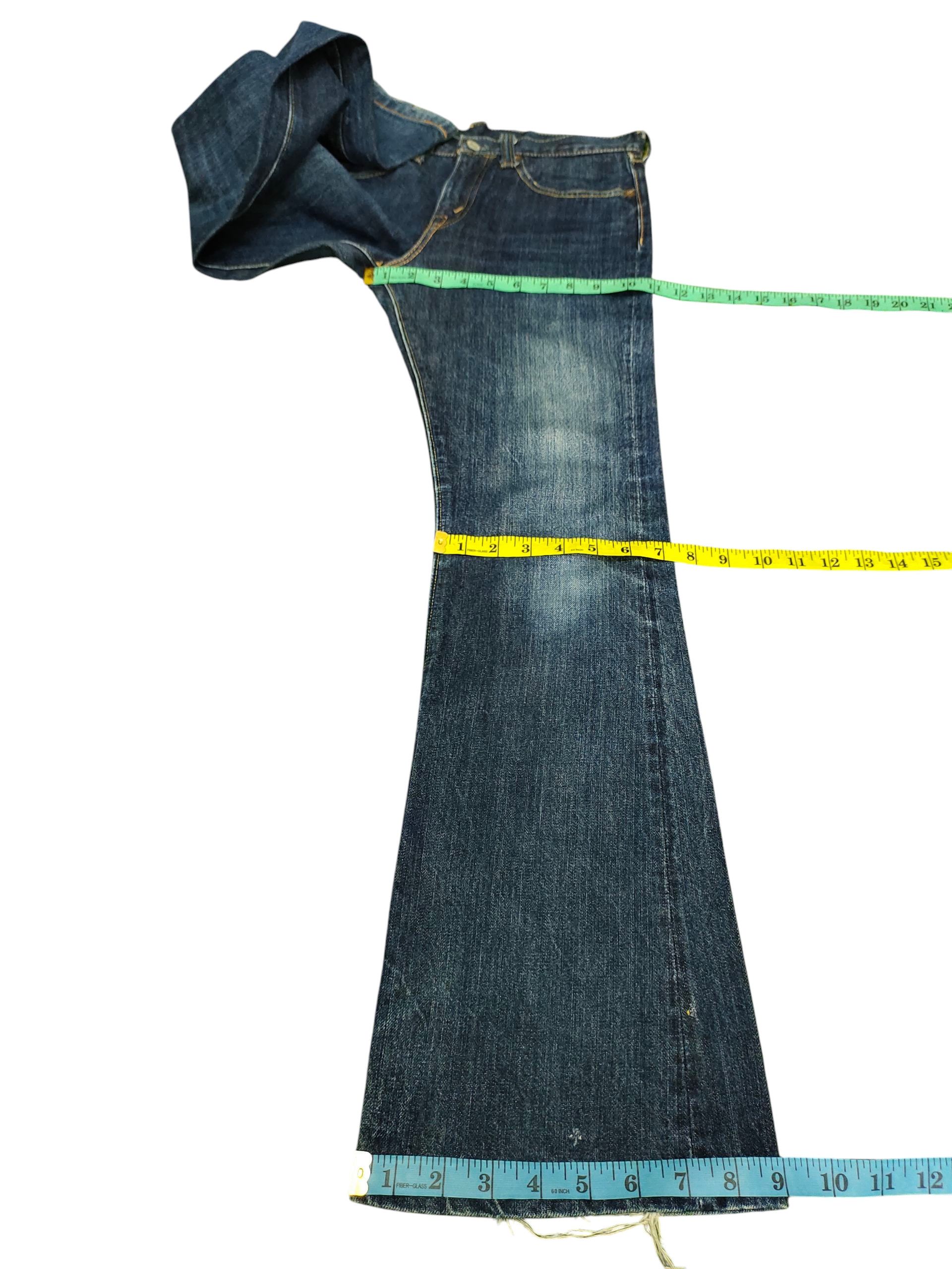 Sugar Cane Flare Jeans 90s Sugarcane Toyo Enterprise Clawmark Bootcut Size US 30 / EU 46 - 16 Thumbnail