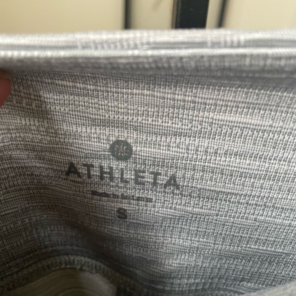 Athleta Athleta Jacquard Chaturanga Leggings Textured 455973 Grey $8 Size 27" / US 4 / IT 40 - 4 Thumbnail