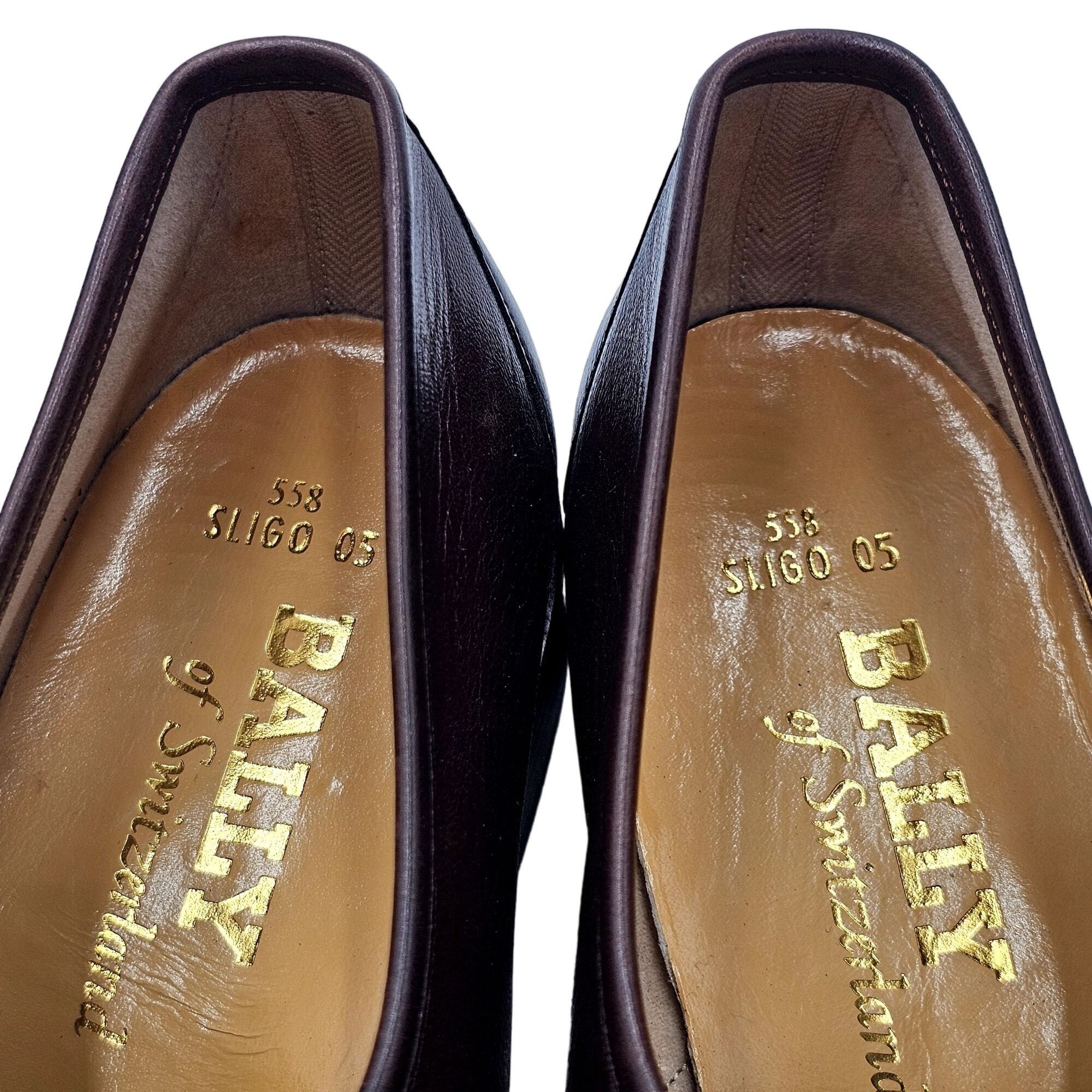 Bally NEW Vintage Bally Men 6.5E Brown Calfskin Leather Dress Shoe Size US 6.5 / EU 39-40 - 13 Thumbnail
