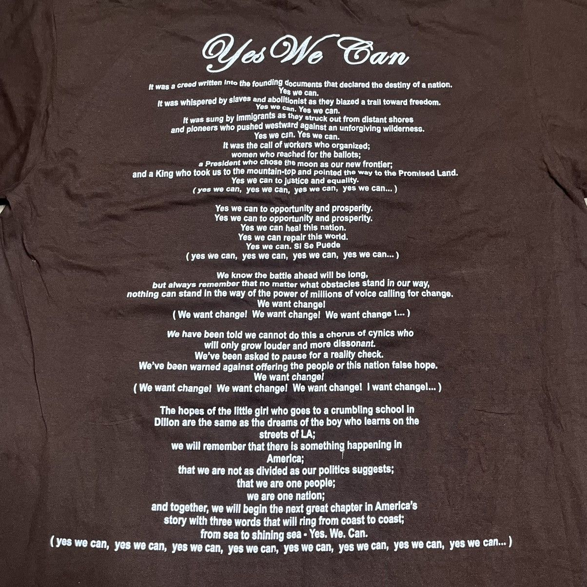 Rap Tees × Vintage y2k baggy obama yes we can tee Size US XXL / EU 58 / 5 - 4 Thumbnail