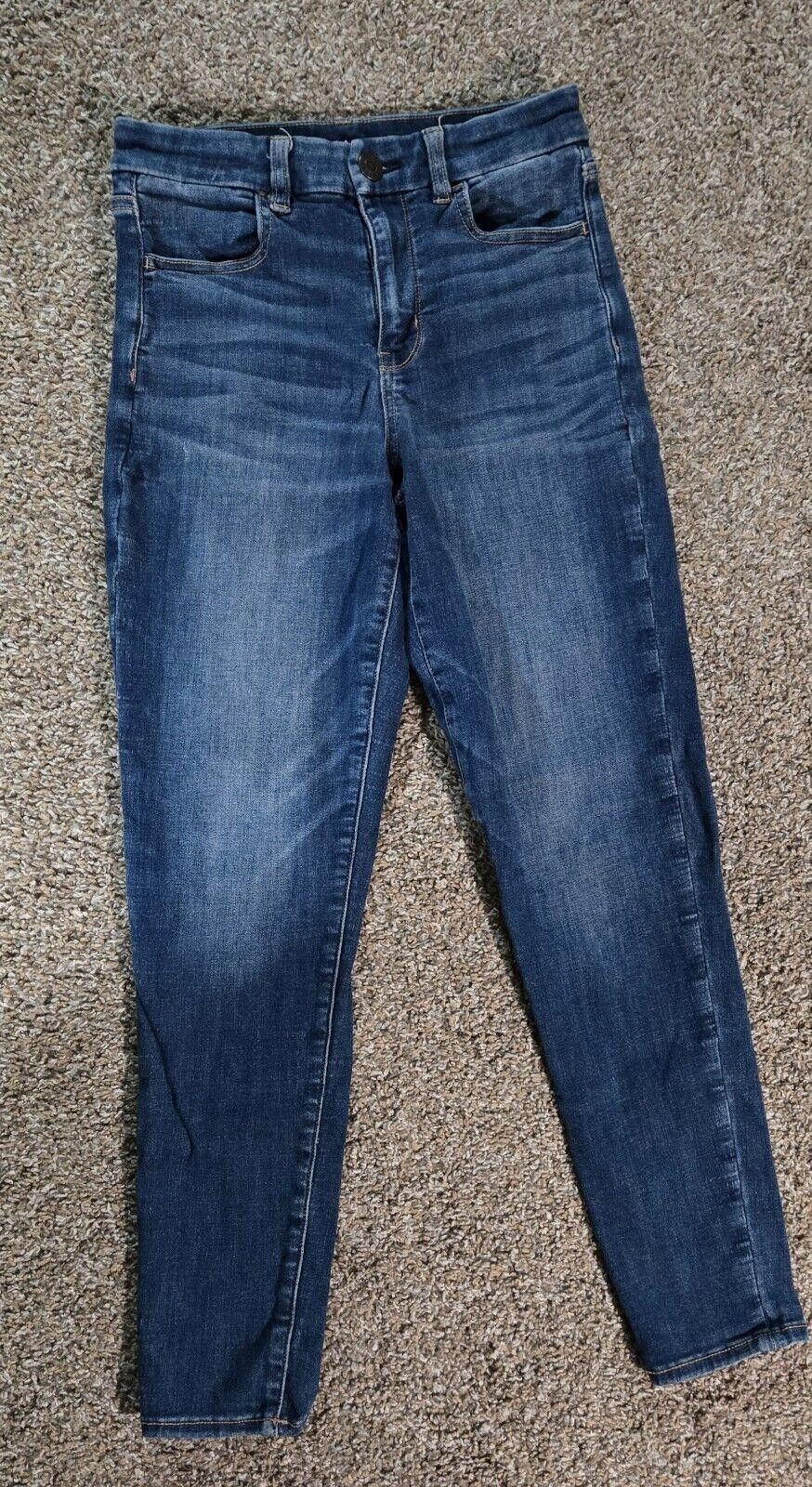 Designer American Eagle Curvy High Rise Jegging Crop Size 2 Long Size 26" / US 2 / IT 38 - 1 Thumbnail