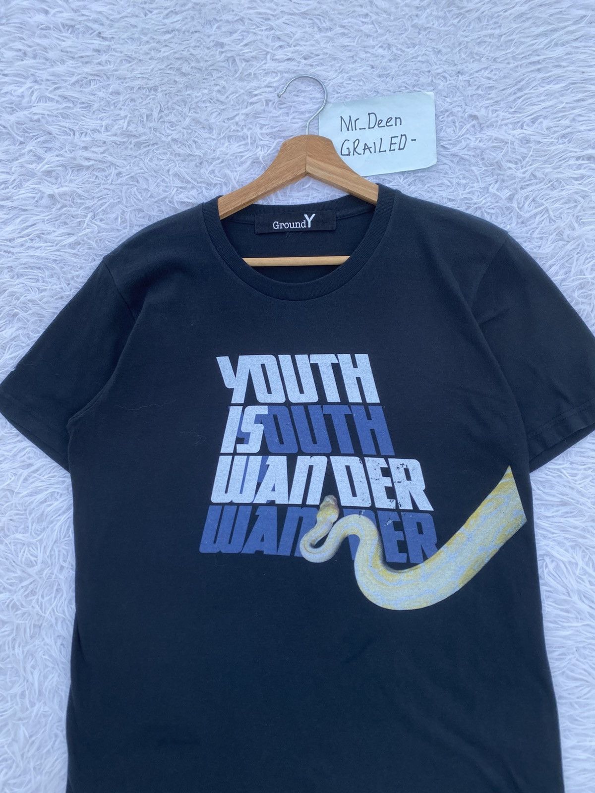 Yohji Yamamoto Rare Yohji Yamamoto Ground Y Snake Tshirt Size US M / EU 48-50 / 2 - 8 Thumbnail