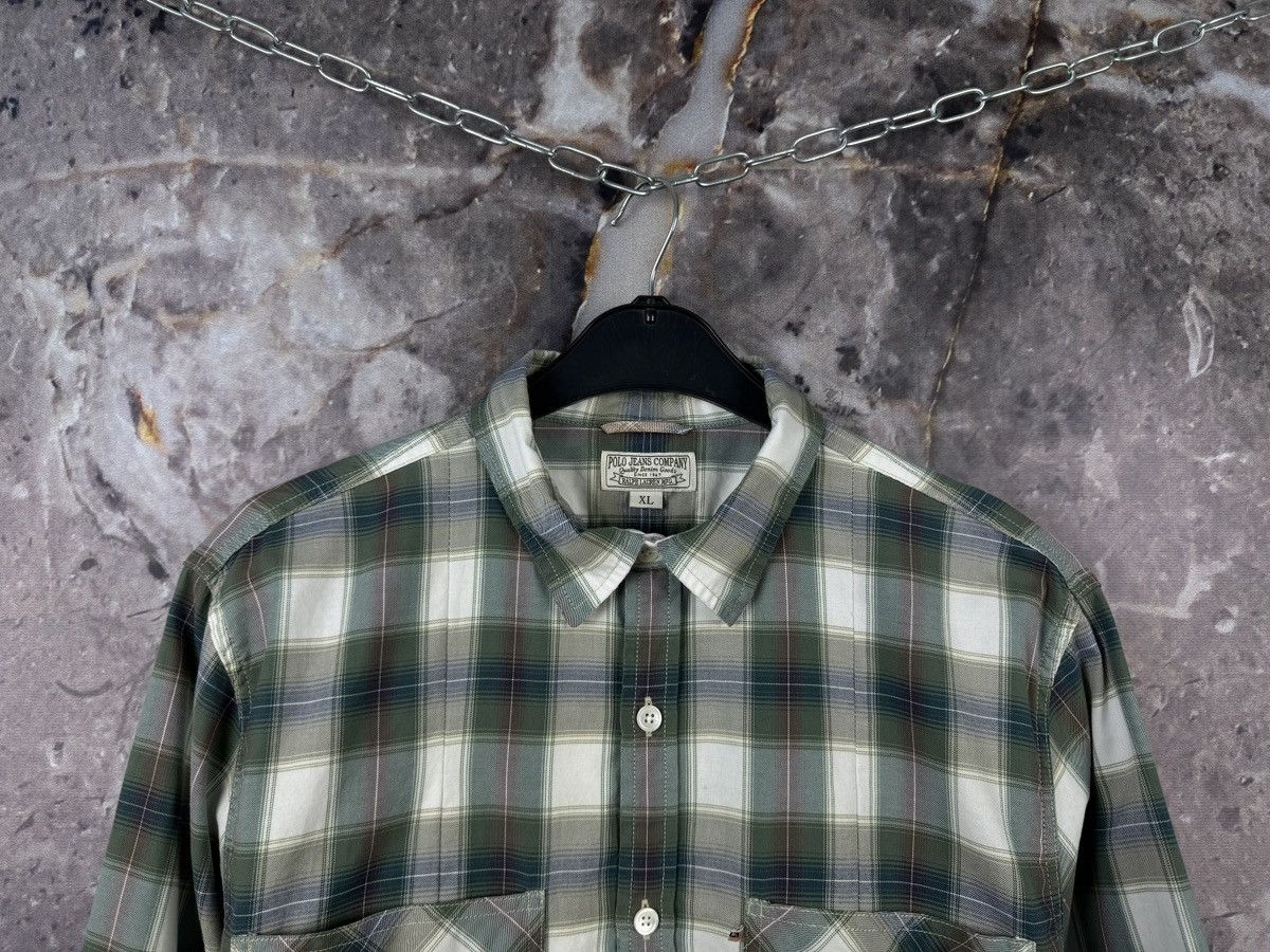 Polo Ralph Lauren Ralph Lauren MFG Polo Jeans Long Sleeve Shirt Button Up Size US XL / EU 56 / 4 - 2 Thumbnail
