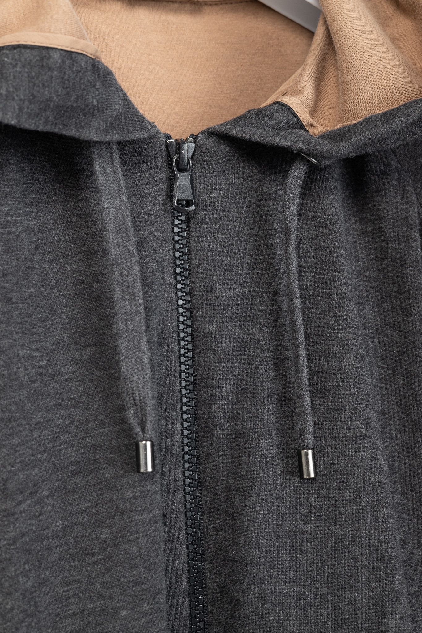 Brunello Cucinelli Brunello Cucinelli Grey Cotton-Jersey Monili Peplum Hoodie Size L / US 10 / IT 46 - 9 Thumbnail