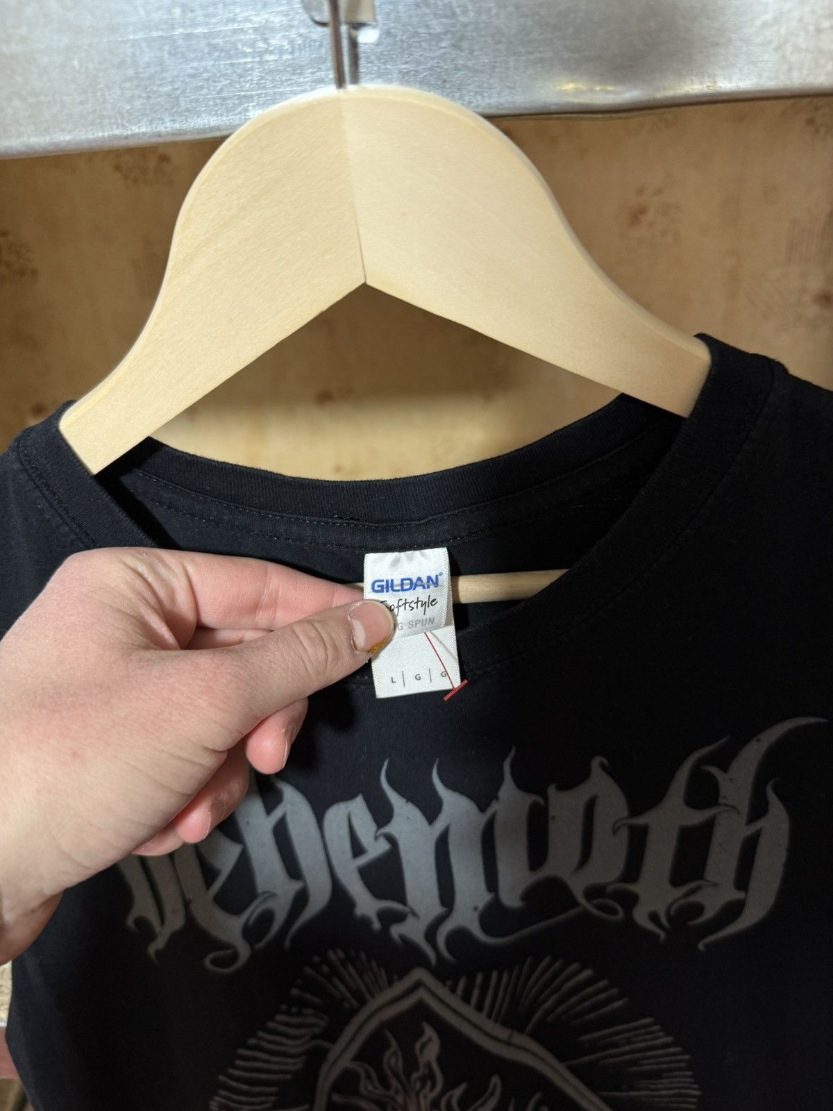 Band Tees × Vintage Vintage 20014 Behemoth Metal Rock Band T-Shirt Sleveless Size US L / EU 52-54 / 3 - 5 Thumbnail