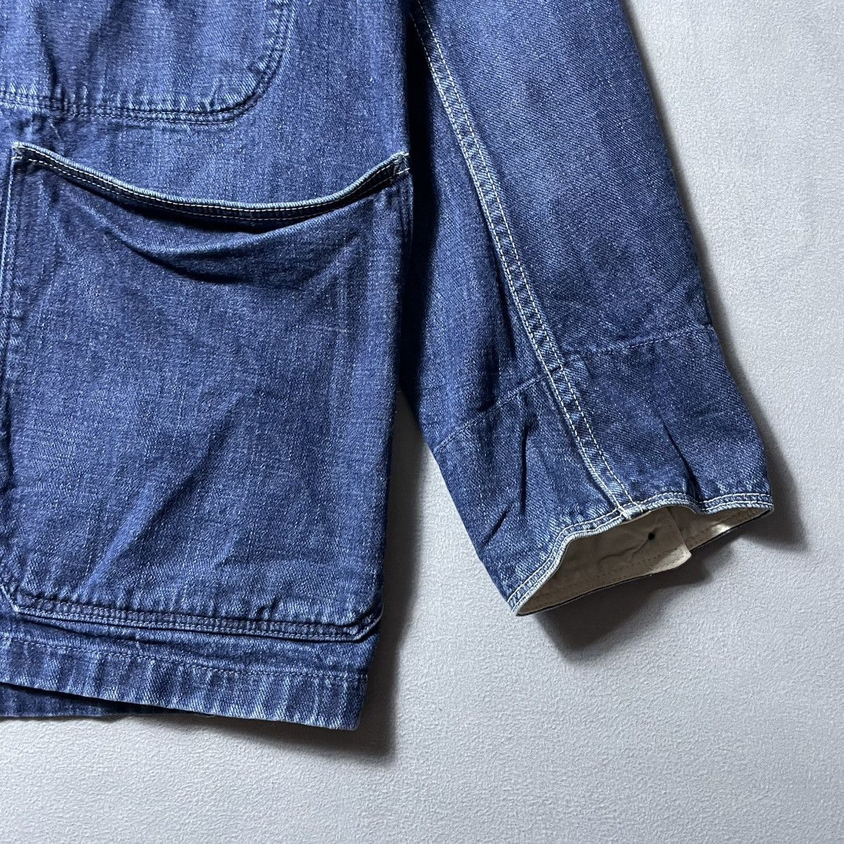 45rpm 45RPM DENIM CHORE JACKET Size US XL / EU 56 / 4 - 4 Thumbnail