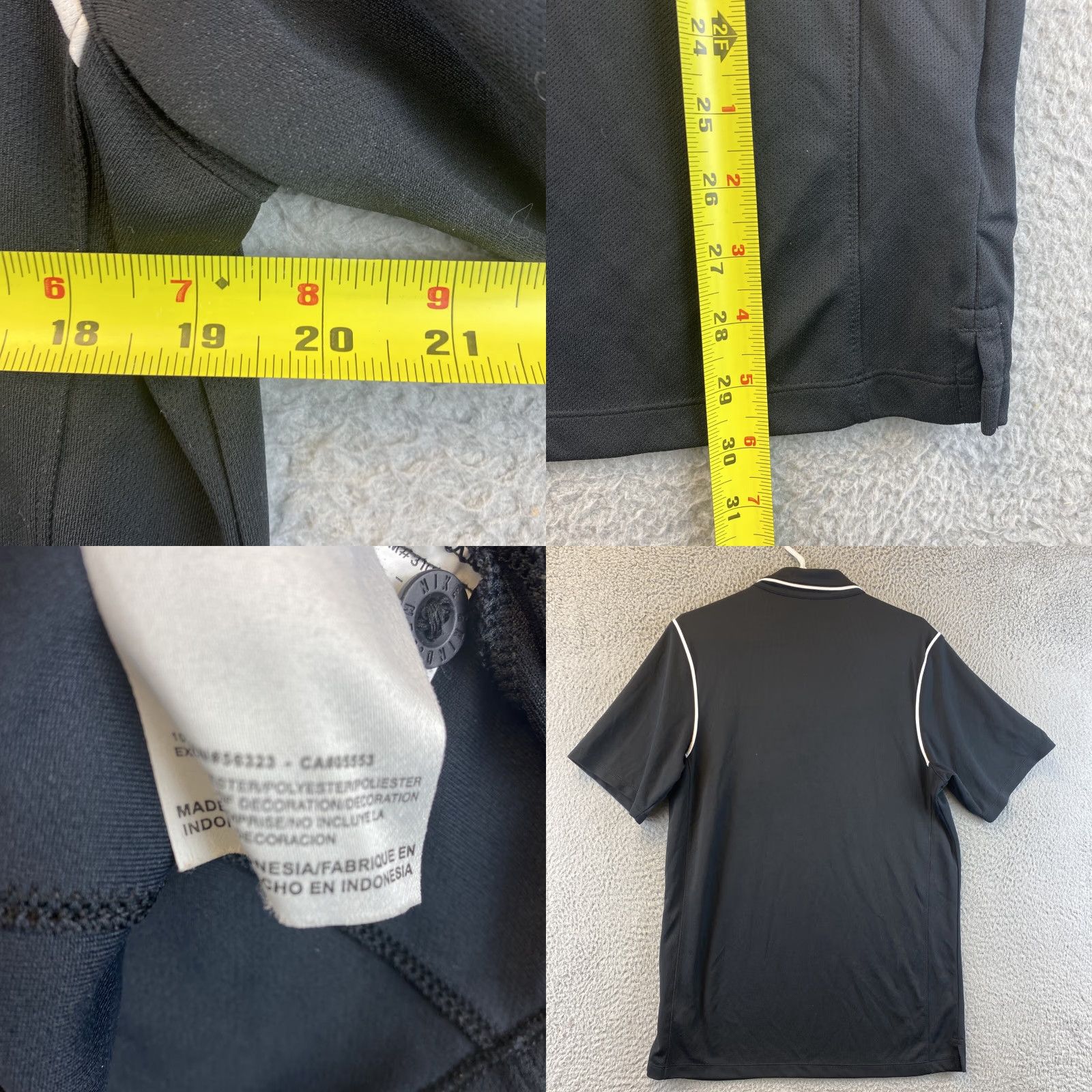 Nike Nike Polo Shirt Men S Black Logo Dri-Fit Golf Golfing Golfer Polo Shirt Nike Golf 40-53 Drifit Size US S / EU 44-46 / 1 - 8 Thumbnail