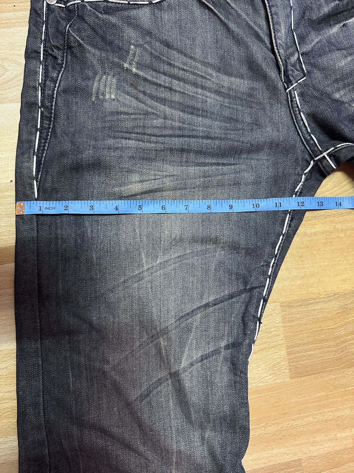 Other Rare🔥Distressed Buckle Division Bootcut Denim Size US 38 / EU 54 - 12 Thumbnail
