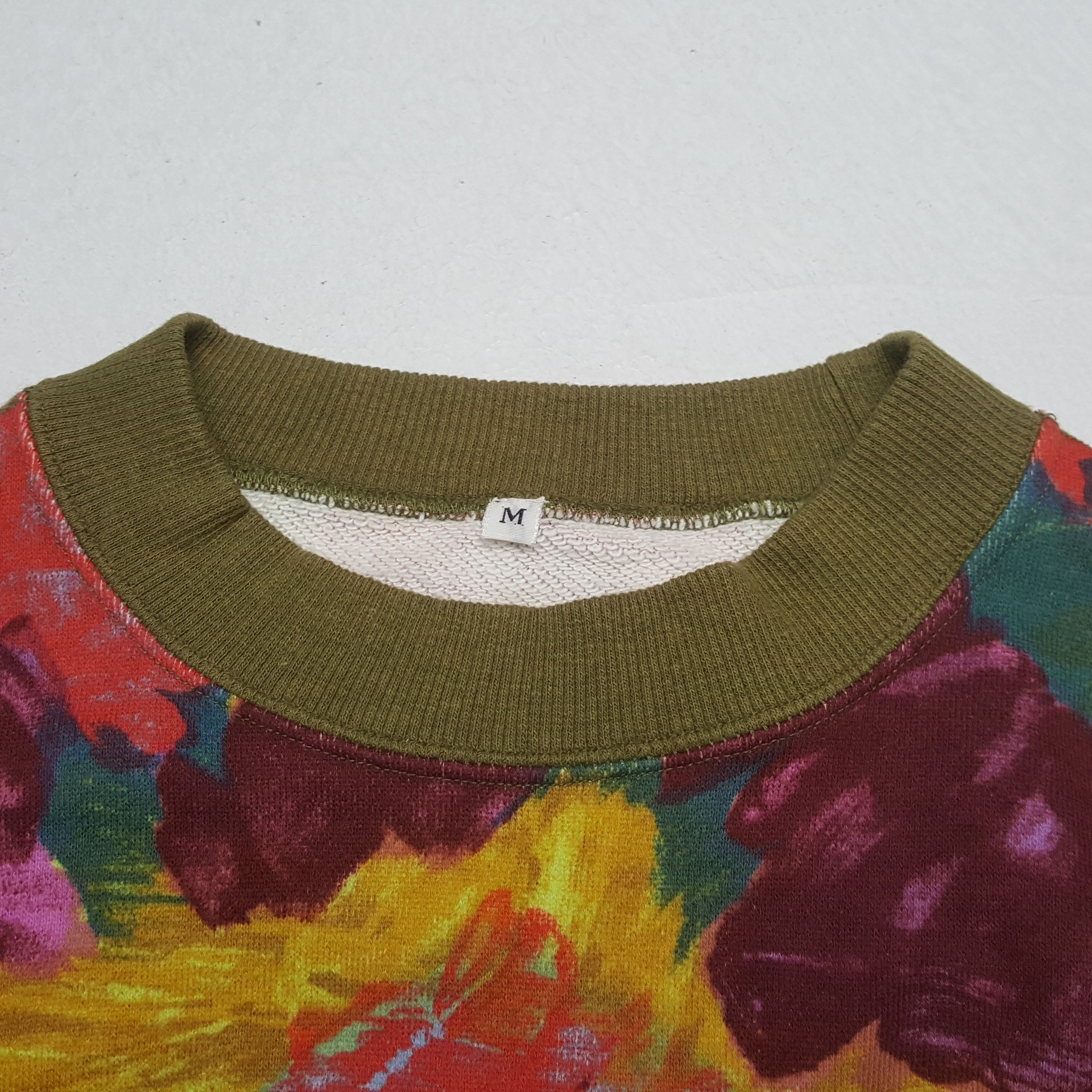 Designer × Vintage Vintage Flowers Art Fashion Designer Style Sweatshirt Size US M / EU 48-50 / 2 - 4 Thumbnail