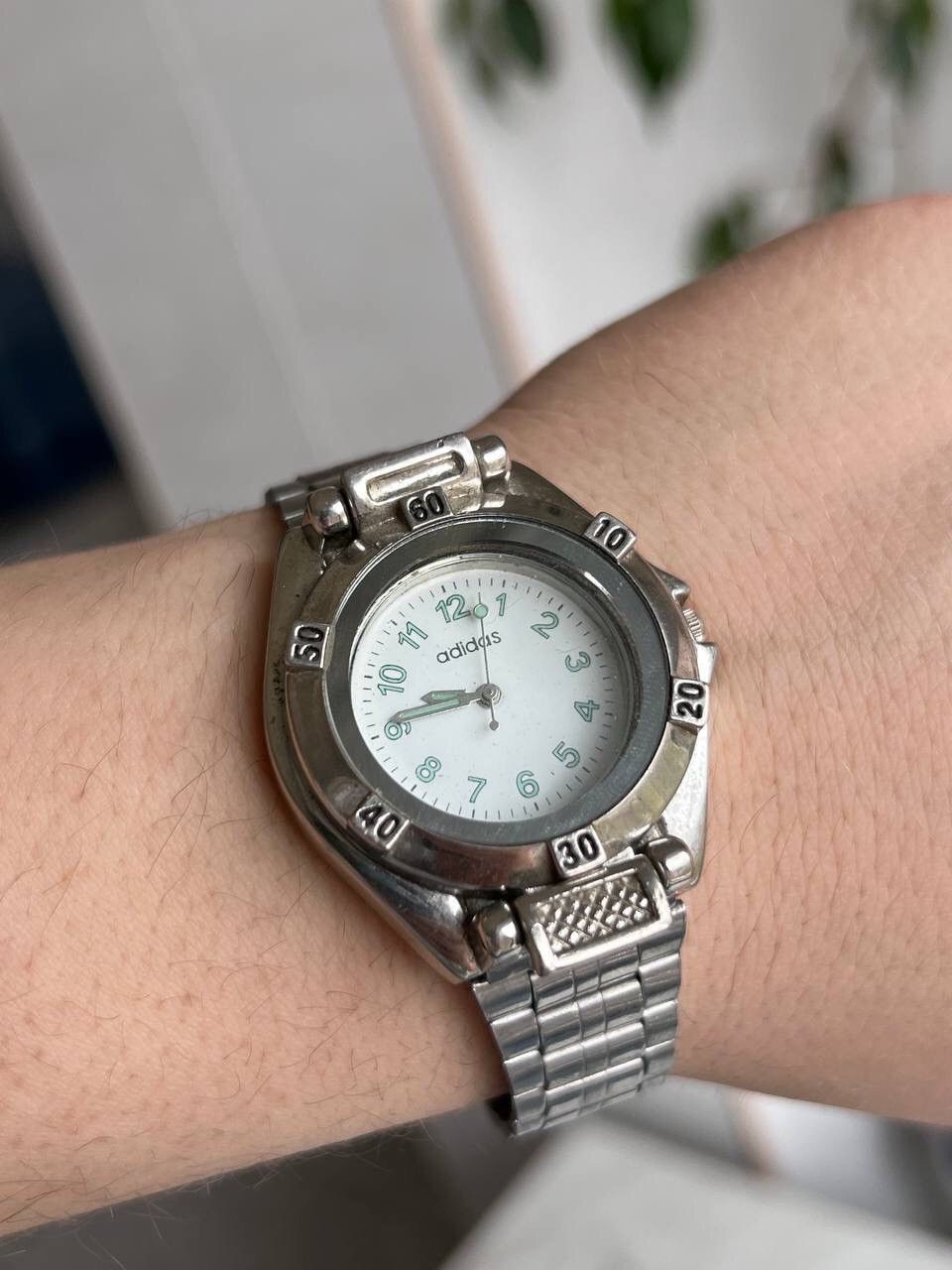 Adidas × Vintage Vintage 1990s Adidas watch futuristic open lid FREE SHIPPING Size ONE SIZE - 10 Thumbnail