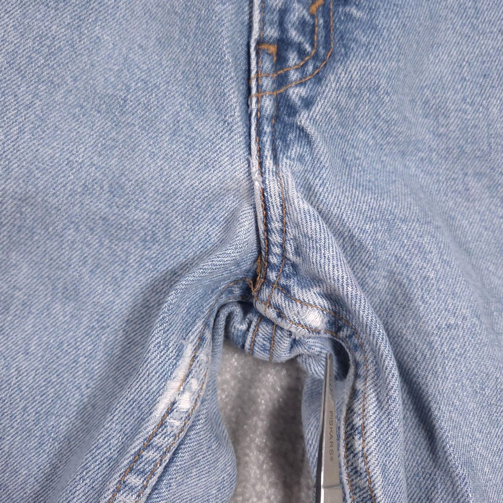 Levi's VINTAGE Levi's 550 Jeans Womens Junior 7 Blue High Rise Relaxed Tapered Leg 26x31 Denim Size 28" / US 6 / IT 42 - 5 Thumbnail