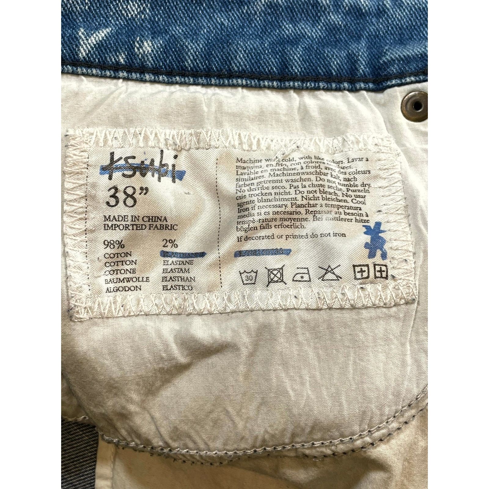 Ksubi Ksubi Plain Ripped Light Wash Jeans Size US 38 / EU 54 - 5 Thumbnail