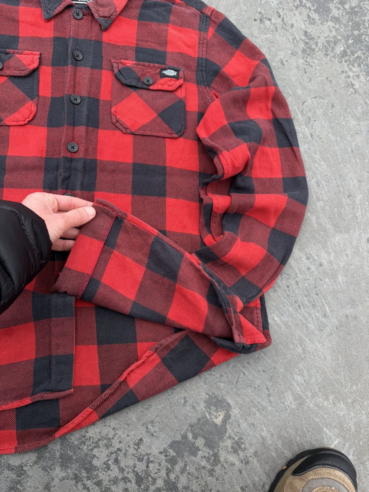 Dickies Vintage Dickies Y2k Flannel Button Up Shirt Jacket Size US L / EU 52-54 / 3 - 6 Thumbnail