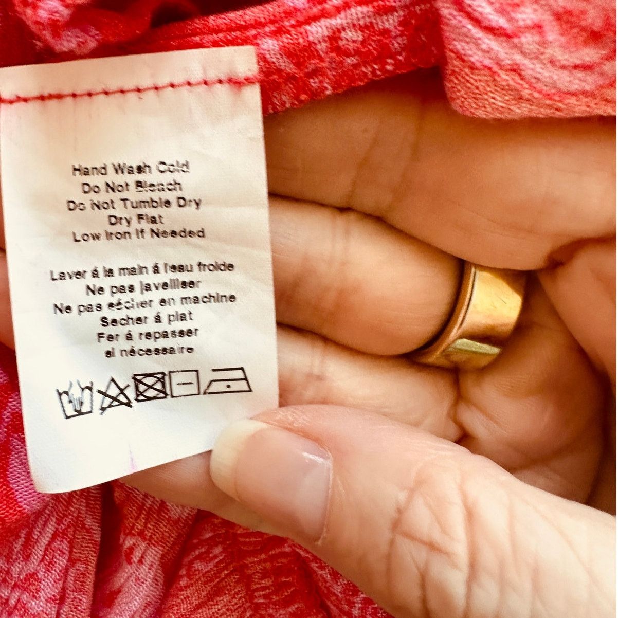 Other Lush Red Pink Scoop Open Tie Back Floral Midi Sun dress S Size S / US 4 / IT 40 - 9 Thumbnail