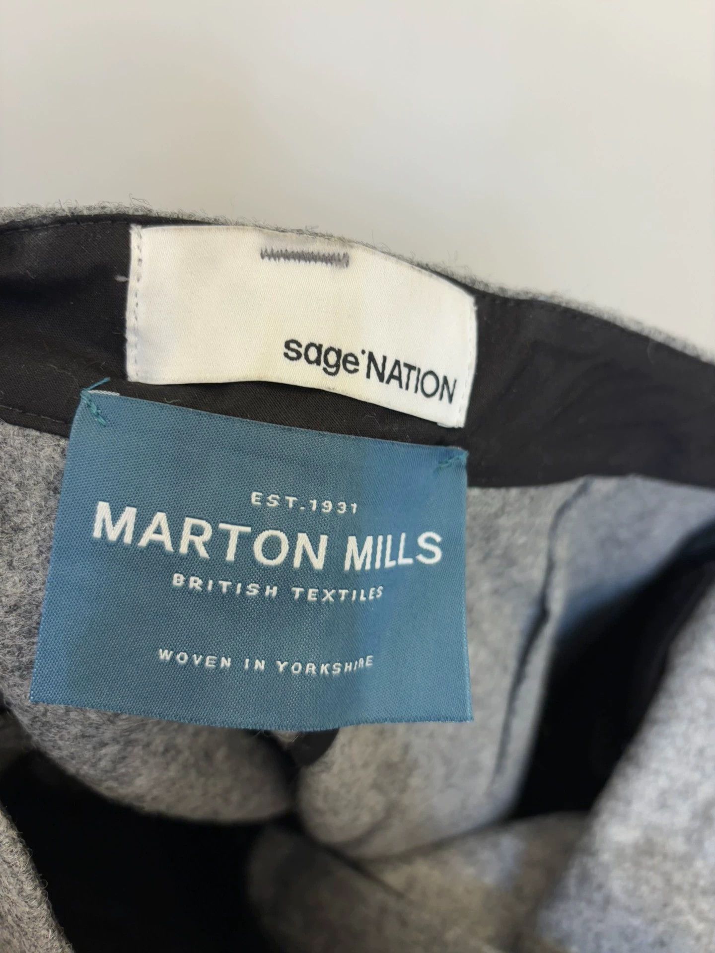 Other sage nation wide leg pant high waist 9 marton mills wool xl Size 30" / US 8 / IT 44 - 8 Thumbnail