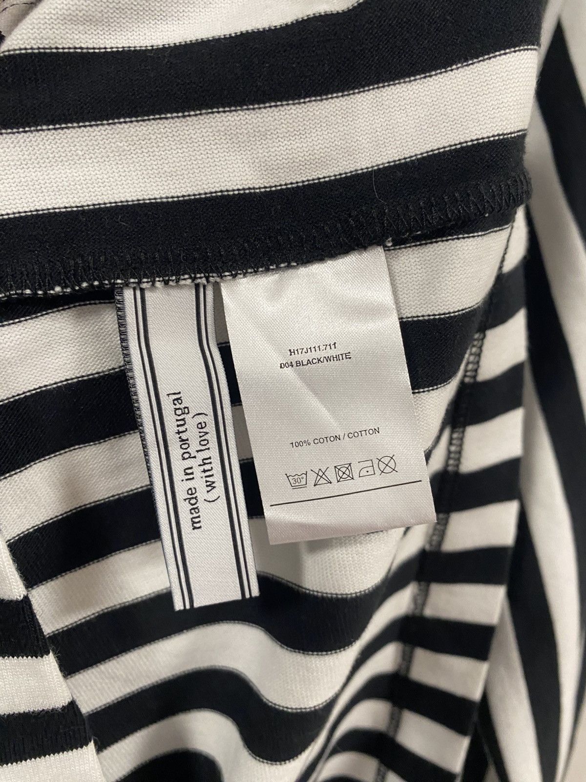 AMI Ami by Alexandre Mattiussi Stripped Long Sleeve Size US S / EU 44-46 / 1 - 5 Thumbnail