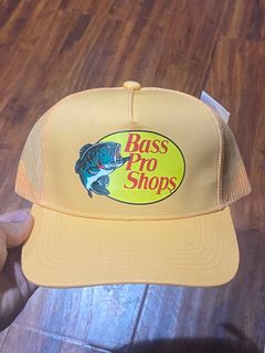Streetwear Bass Pro Shop Neon Yellow Snapback Trucker hat