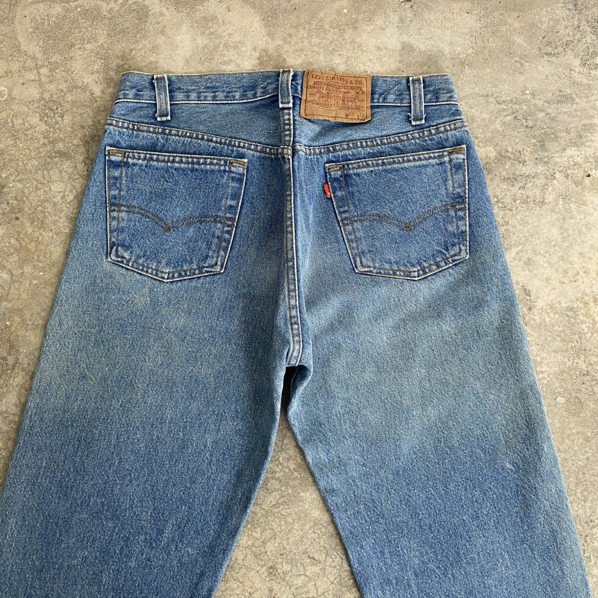 Levi's Vintage 80’s Levis 501 Faded Stonewashed Blue Jeans Size US 30 / EU 46 - 8 Thumbnail
