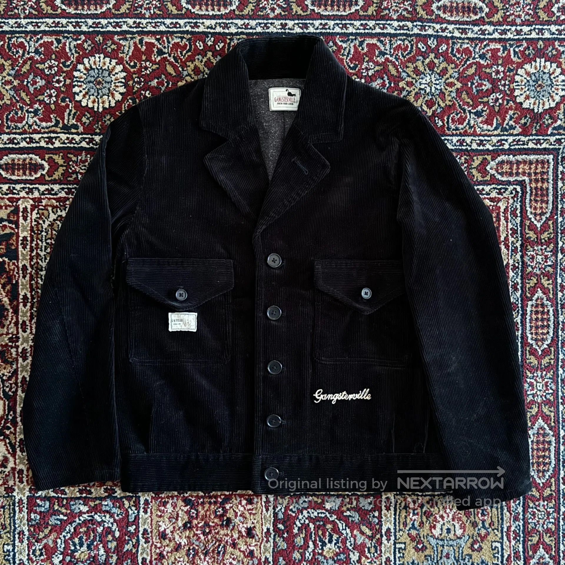Vintage GANGSTERVILLE Corduroy Jacket. Size US M / EU 48-50 / 2 - 1 Thumbnail