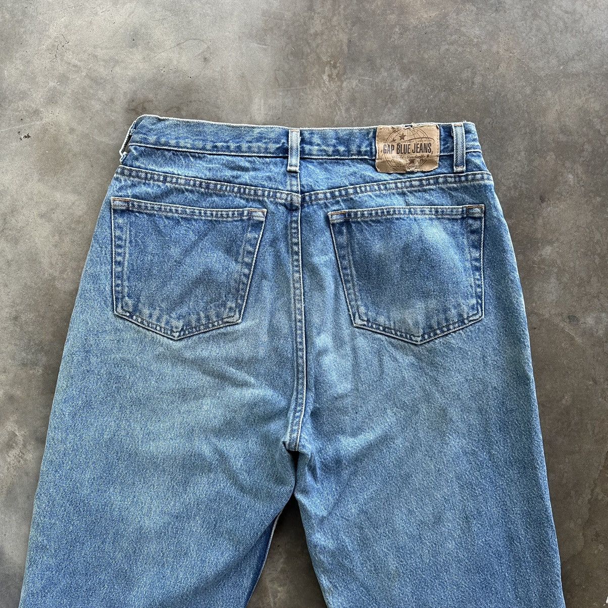 Japanese Brand × Jean × Vintage Vintage Japanese Distressed Faded Raw Denim Jean Pant W32 Size US 32 / EU 48 - 12 Thumbnail
