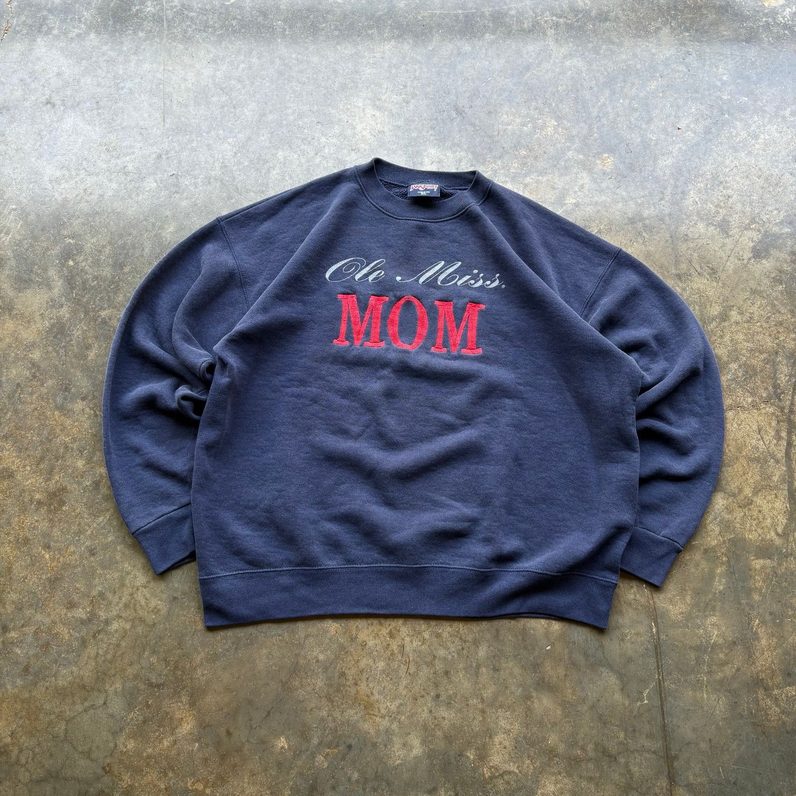 NCAA Vintage OLE MISS MOM 90s Sweatshirt Size XL / US 12-14 / IT 48-50 - 1 Thumbnail